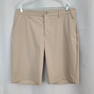 Covel Icon Mens Sz 35 Khaki 11' Inseam Athletic Lightweight Stretchy Golf Shorts
